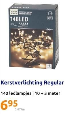 Promoties Kerstverlichting regular - Huismerk - Action - Geldig van 06/12/2023 tot 12/12/2023 bij Action