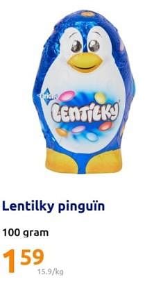 Promoties Lentilky pinguin - Lentilky - Geldig van 06/12/2023 tot 12/12/2023 bij Action
