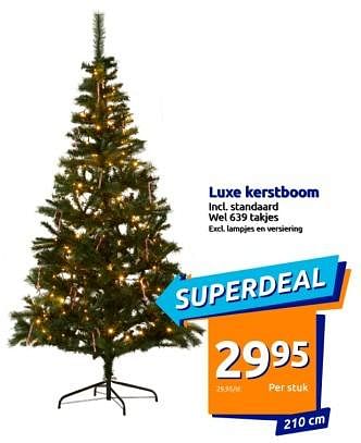 Promoties Luxe kerstboom - Huismerk - Action - Geldig van 06/12/2023 tot 12/12/2023 bij Action