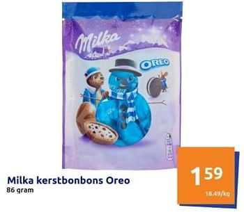 Promoties Milka kerstbonbons oreo - Milka - Geldig van 06/12/2023 tot 12/12/2023 bij Action
