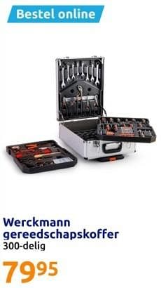 Promoties Werckmann gereedschapskoffer - Werckmann - Geldig van 06/12/2023 tot 12/12/2023 bij Action