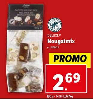 Promoties Nougatmix - Deluxe - Geldig van 13/12/2023 tot 19/12/2023 bij Lidl