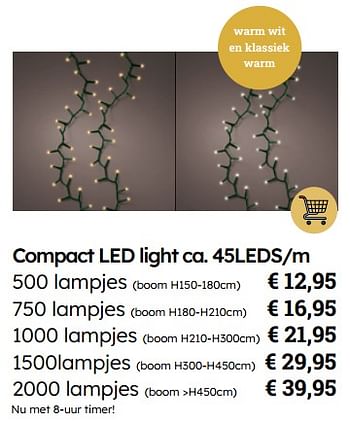 Promoties Compact led light - Huismerk - Multi Bazar - Geldig van 06/11/2023 tot 25/12/2023 bij Multi Bazar