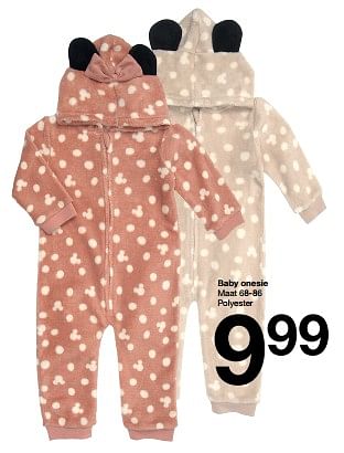 Promotions Baby onesie - Produit maison - Zeeman  - Valide de 09/12/2023 à 15/12/2023 chez Zeeman