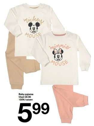 Promoties Baby pyjama - Huismerk - Zeeman  - Geldig van 09/12/2023 tot 15/12/2023 bij Zeeman