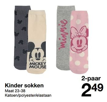 Promoties Kinder sokken - Huismerk - Zeeman  - Geldig van 09/12/2023 tot 15/12/2023 bij Zeeman