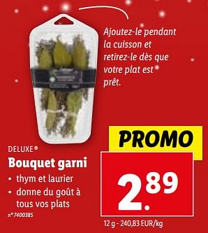 Promotions Bouquet garni - Deluxe - Valide de 13/12/2023 à 19/12/2023 chez Lidl