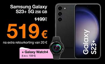 Promoties Samsung galaxy s23+ 5g 256 gb - Samsung - Geldig van 01/12/2023 tot 17/12/2023 bij Orange