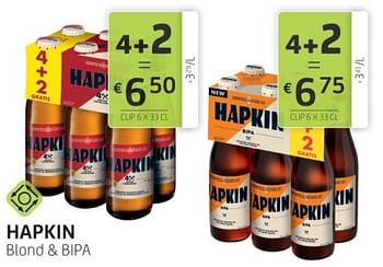 Promoties Hapkin - Hapkin - Geldig van 01/12/2023 tot 14/12/2023 bij BelBev