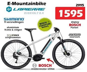 Promoties Lapierre e-mountainbike - Lapierre - Geldig van 30/11/2023 tot 17/12/2023 bij Itek