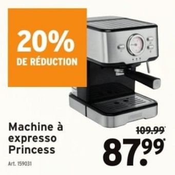 Promotions Machine à expresso princess - Princess - Valide de 29/11/2023 à 12/12/2023 chez Gamma