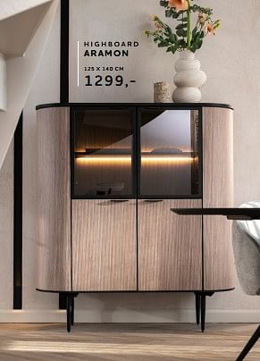 Promotions Highboard aramon - Produit Maison - Xooon - Valide de 07/12/2023 à 20/12/2023 chez Xooon