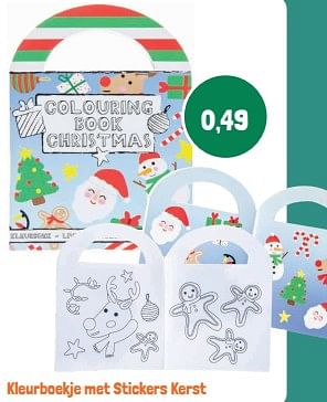 Promoties Kleurboekje met stickers kerst - Huismerk - Lobbes - Geldig van 06/12/2023 tot 24/12/2023 bij Lobbes
