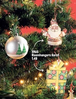 Promoties Xmas raamhangers kerst - Huismerk - Lobbes - Geldig van 06/12/2023 tot 24/12/2023 bij Lobbes