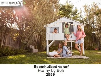 Promoties Boomhutbed mathy by bols - Mathy by Bols - Geldig van 03/12/2023 tot 30/12/2023 bij Baby & Tiener Megastore