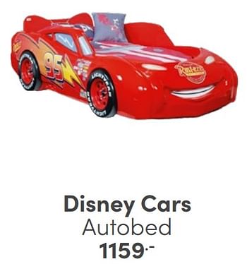 Promoties Disney cars autobed - Disney - Geldig van 03/12/2023 tot 30/12/2023 bij Baby & Tiener Megastore