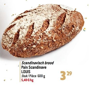 Promoties Scandinavisch brood pain scandinave louis - Louis - Geldig van 06/12/2023 tot 31/12/2023 bij Match