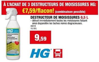 HG Destructeur de moisissures - En promotion chez Hubo