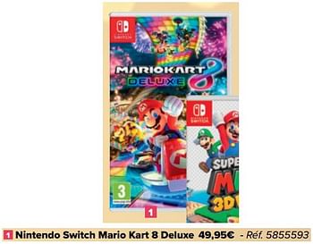 Promo Nintendo switch sélection de jeux pour nintendo switch chez Carrefour