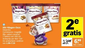 Promoties Häagen-dazs salted caramel - Haagen-Dazs - Geldig van 11/12/2023 tot 17/12/2023 bij Albert Heijn