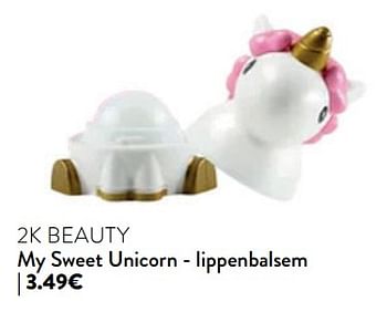 Promoties My sweet unicorn - lippenbalsem - 2k Beauty Basics - Geldig van 07/12/2023 tot 24/12/2023 bij DI