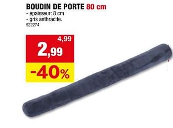 Promotions Boudin de porte - Produit maison - Hubo  - Valide de 06/12/2023 à 17/12/2023 chez Hubo