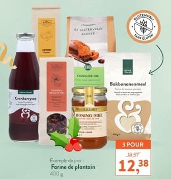 Promotions Farine de plantain - Produit maison - Holland & Barrett - Valide de 27/11/2023 à 26/12/2023 chez Holland & Barret