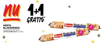 Promoties Herta bladerdeeg - Herta - Geldig van 13/12/2023 tot 19/12/2023 bij Jumbo