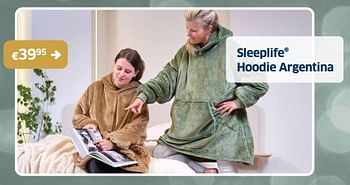 Promoties Sleeplife hoodie argentina - Huismerk - Sleeplife - Geldig van 15/12/2023 tot 30/12/2023 bij Sleeplife