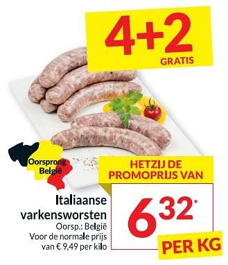 Promoties Italiaanse varkensworsten - Huismerk - Intermarche - Geldig van 12/12/2023 tot 17/12/2023 bij Intermarche