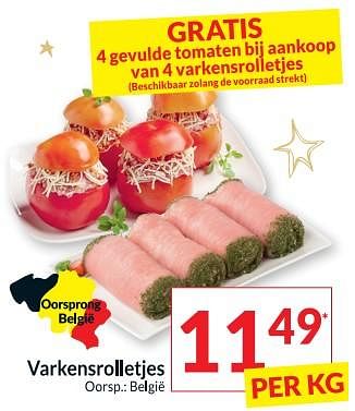 Promoties Varkensrolletjes - Huismerk - Intermarche - Geldig van 12/12/2023 tot 17/12/2023 bij Intermarche