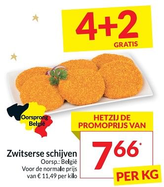 Promoties Zwitserse schijven - Huismerk - Intermarche - Geldig van 12/12/2023 tot 17/12/2023 bij Intermarche