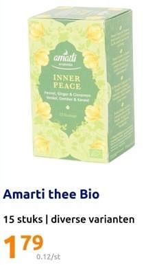 Promoties Amarti thee bio - Amarti - Geldig van 13/12/2023 tot 19/12/2023 bij Action