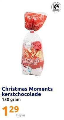Promotions Christmas moments kerstchocolade - Produit Maison - Action - Valide de 13/12/2023 à 19/12/2023 chez Action