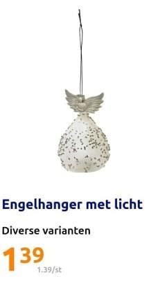 Promoties Engelhanger met licht - Huismerk - Action - Geldig van 13/12/2023 tot 19/12/2023 bij Action