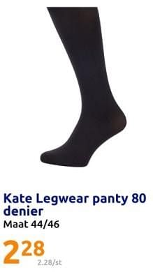 Promoties Kate legwear panty - kate - Geldig van 13/12/2023 tot 19/12/2023 bij Action