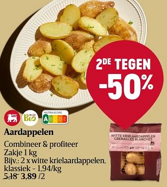 Promoties Aardappelen - Huismerk - Delhaize - Geldig van 14/12/2023 tot 20/12/2023 bij Delhaize