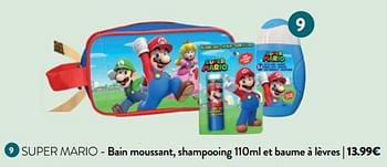Promotions Bain moussant, shampooing et baume à lèvres - Super Mario - Valide de 07/12/2023 à 24/12/2023 chez DI