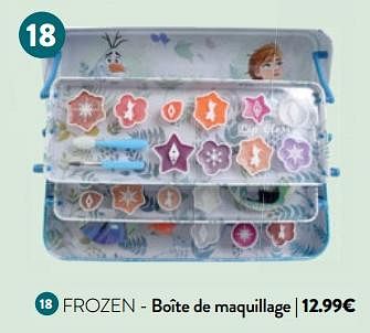 Promotions Boîte de maquillage - Disney  Frozen - Valide de 07/12/2023 à 24/12/2023 chez DI