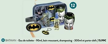 Promotions Eau de toilette, bain moussant, shampooing - Batman - Valide de 07/12/2023 à 24/12/2023 chez DI