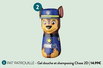 Promotions Gel douche et shampooing chase 2d - PAW  PATROL - Valide de 07/12/2023 à 24/12/2023 chez DI