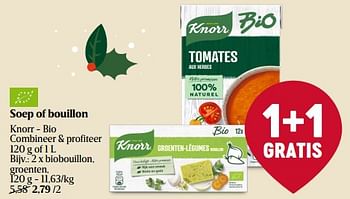 Promotions Biobouillon, groenten - Knorr - Valide de 14/12/2023 à 20/12/2023 chez Delhaize