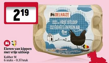 Promoties Eieren van kippen met vrije uitloop - Huismerk - Delhaize - Geldig van 14/12/2023 tot 20/12/2023 bij Delhaize