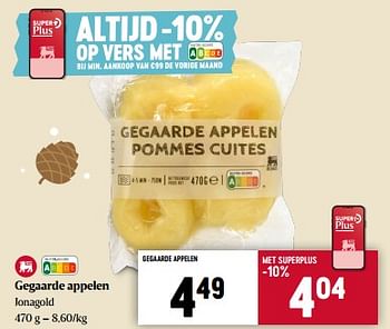 Promoties Gegaarde appelen - Huismerk - Delhaize - Geldig van 14/12/2023 tot 20/12/2023 bij Delhaize