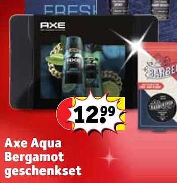 Promoties Axe aqua bergamot geschenkset - Axe - Geldig van 12/12/2023 tot 24/12/2023 bij Kruidvat