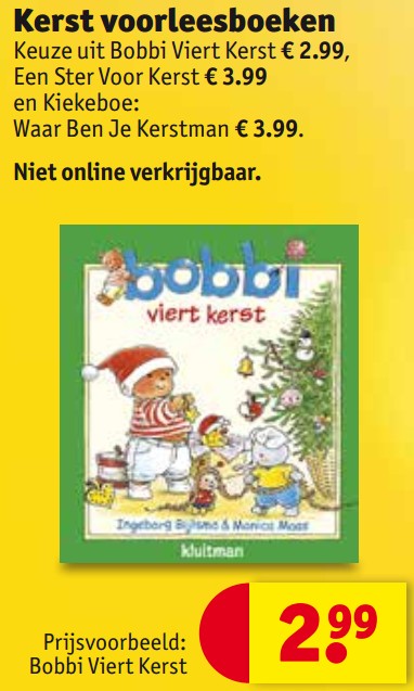 Promoties Bobbi viert kerst - Huismerk - Kruidvat - Geldig van 12/12/2023 tot 24/12/2023 bij Kruidvat