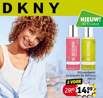 Promoties Bodymist be delicious - DKNY - Geldig van 12/12/2023 tot 24/12/2023 bij Kruidvat