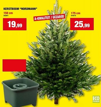 Promotions Kerstboom nordmann - Produit maison - Hubo  - Valide de 13/12/2023 à 24/12/2023 chez Hubo
