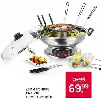 Promoties Asian fondue en grill - Huismerk - Xenos - Geldig van 10/12/2023 tot 24/12/2023 bij Xenos