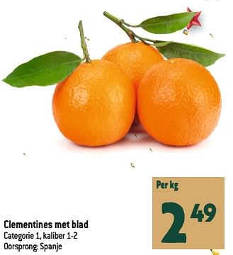 Promoties Clementines met blad - Huismerk - Louis Delhaize - Geldig van 13/12/2023 tot 19/12/2023 bij Louis Delhaize